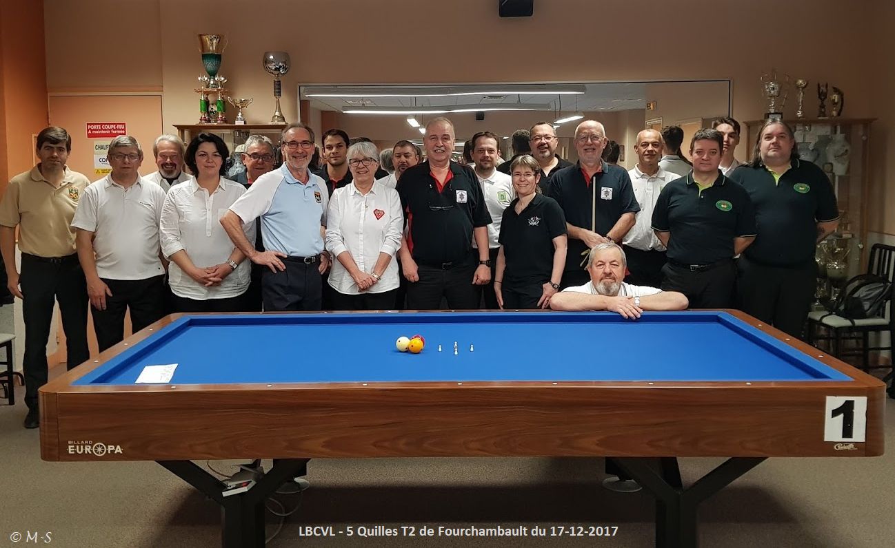 LBCVL 5 Quilles T2 de Fourchambault du 17 12 2017 Participants