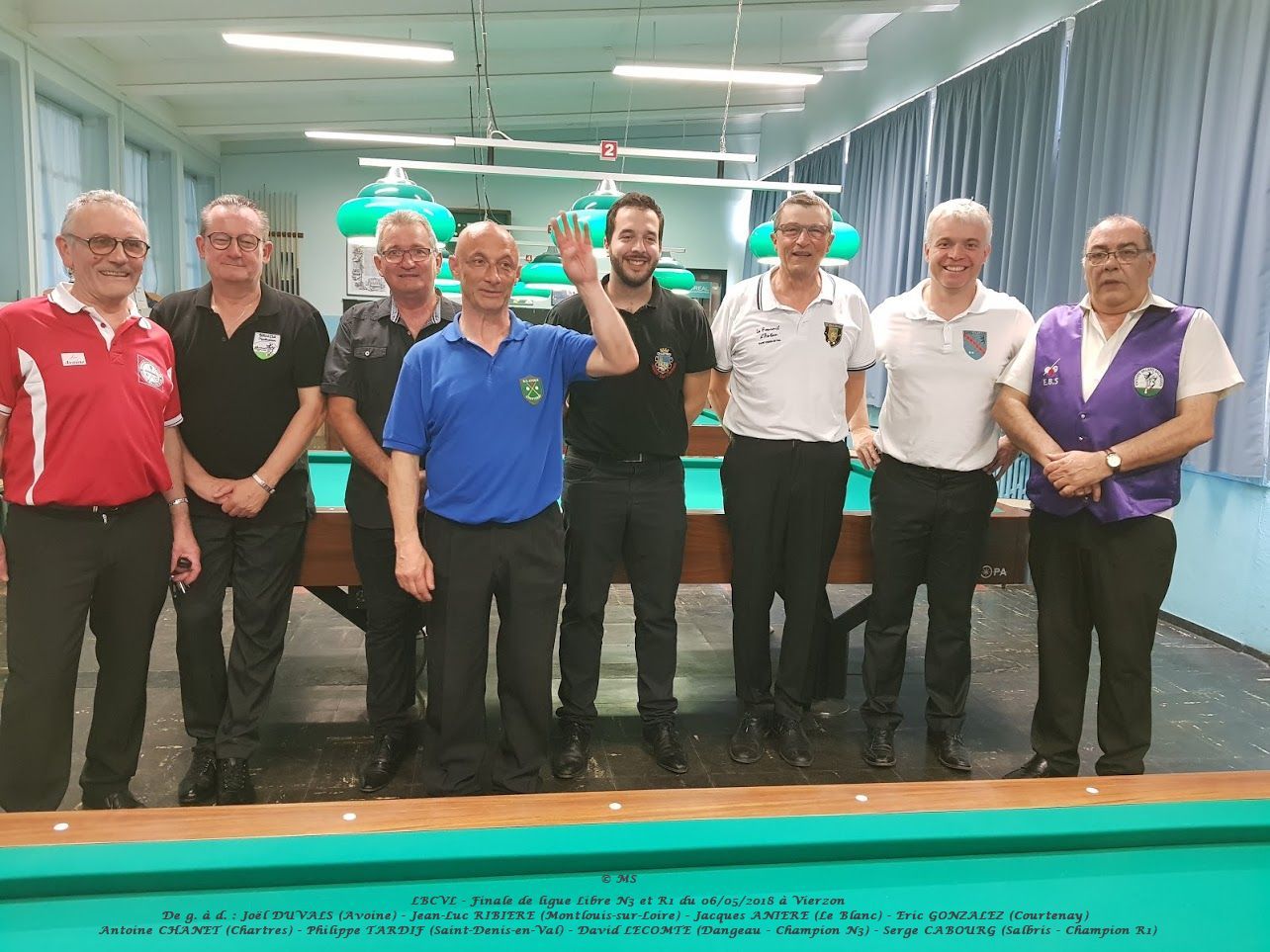 LBCVL Libre N3 et R1 Finales du 06 05 2018 Vierzon Participants