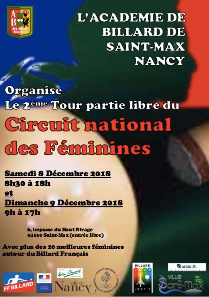 FFB 2018 2019 Libre Dames TN2 de Saint Max Nancy du 9 12 18