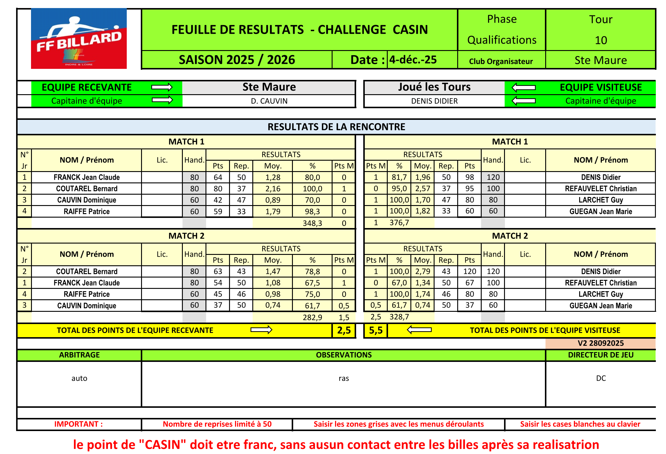 casin T10 STE MAURE JOUE Page 1