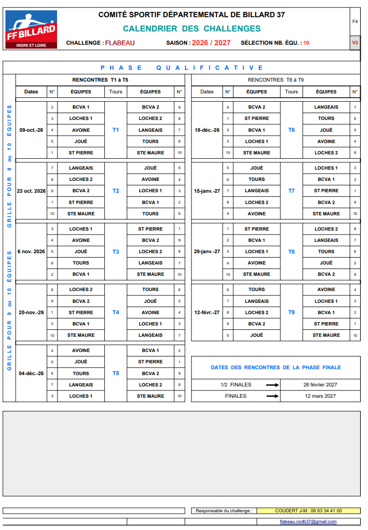 CSDB37 Challenge Flabeau Calendrier 2026 2027 V2