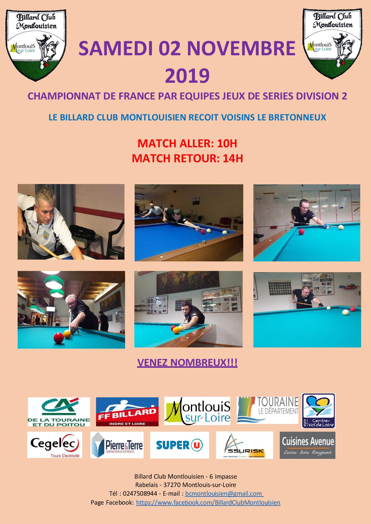 BC Montlouis 2019 JDS D2 Voisins Montlouis