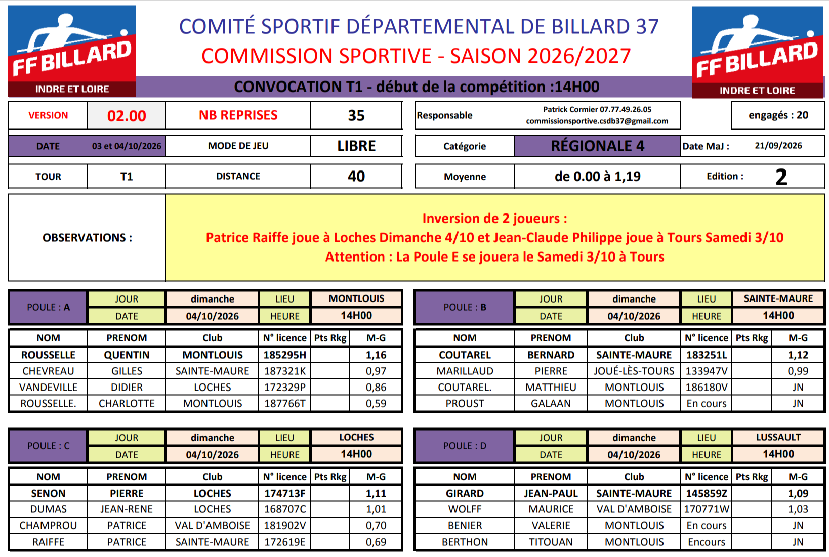 CSDB37 2026 2027 Lbre R4 convocation T1 des 03 et 04 10 V2 1