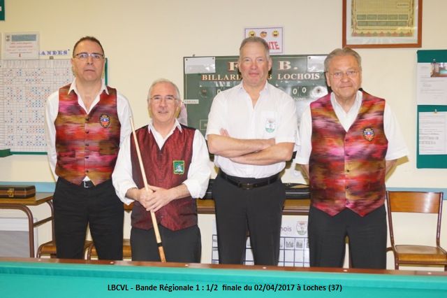 LBCVL Bande R1 demi finale du 02 04 2017 Poule Loches 2