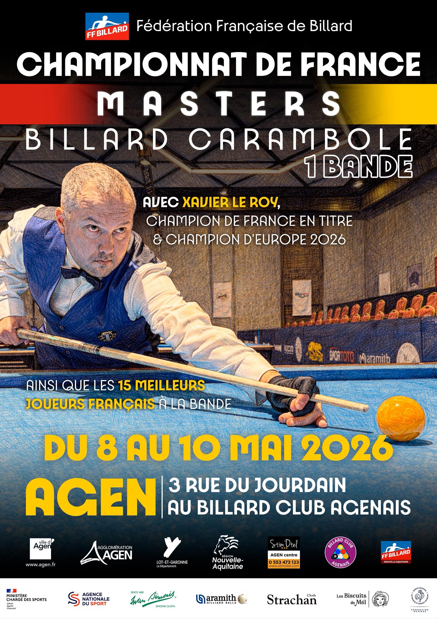 FFB 2025 2026 Finale france Bande Masters Agen affiche