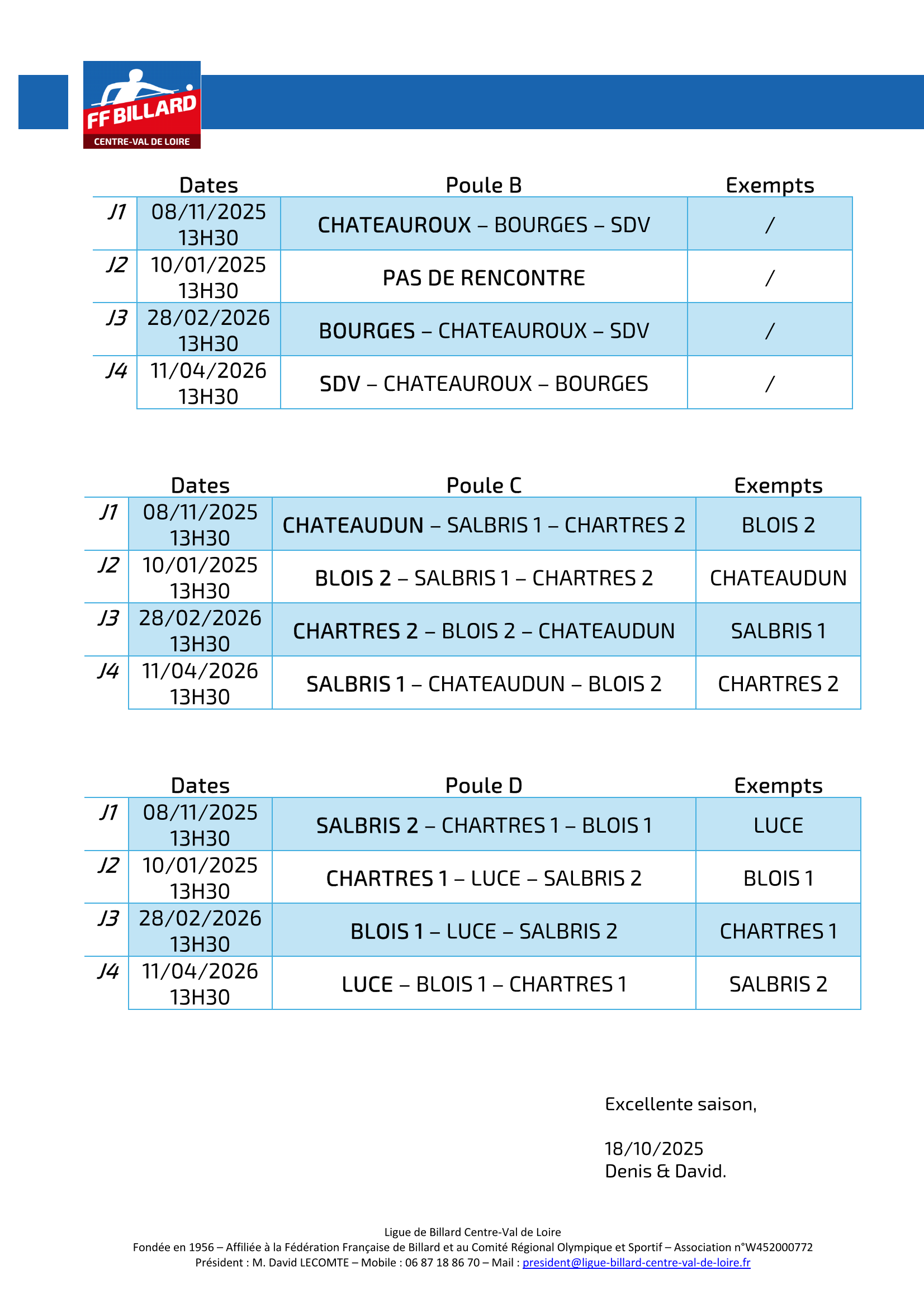 Championnat Régional JDS Fédérale 4 Saison 2025 26 Page 4