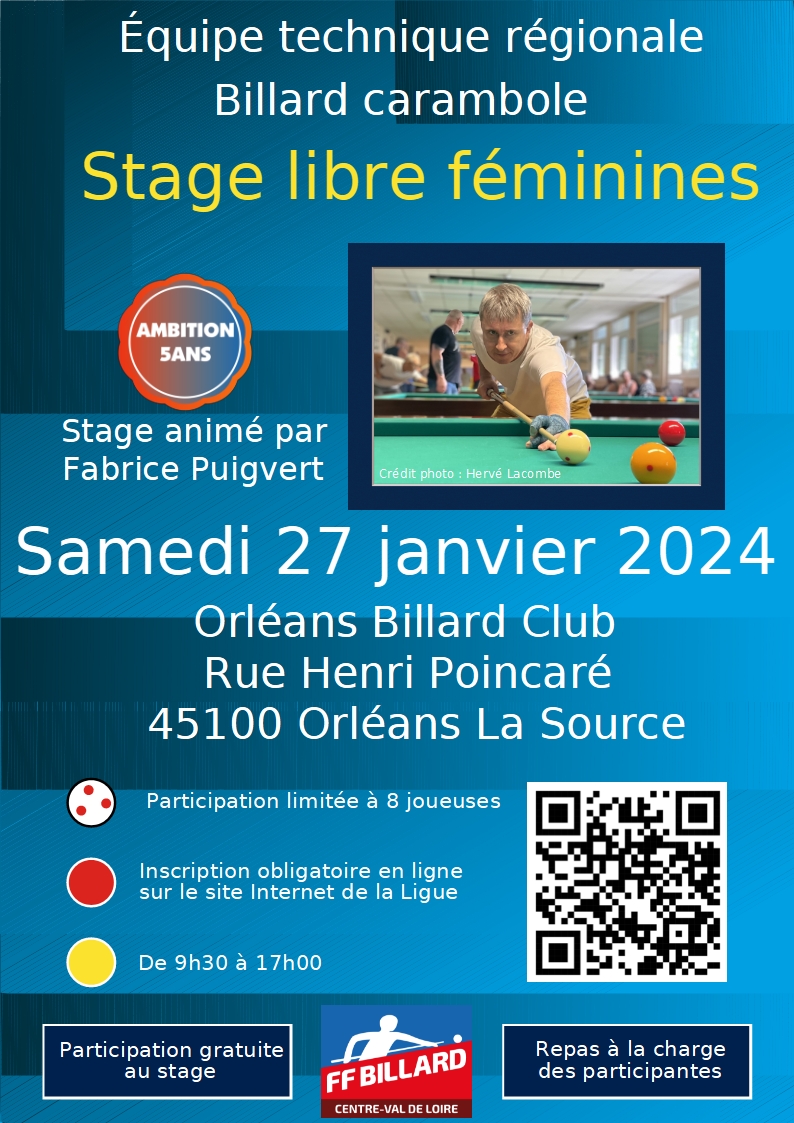 ETR LBCVL Affiche Stage Feminines Carambole